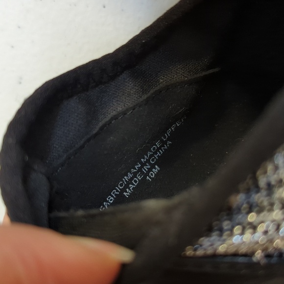 Urban Sport by J/Slides NYC Black Mara Sneaker Metallic Women's NWOB 10 - Picture 13 of 15